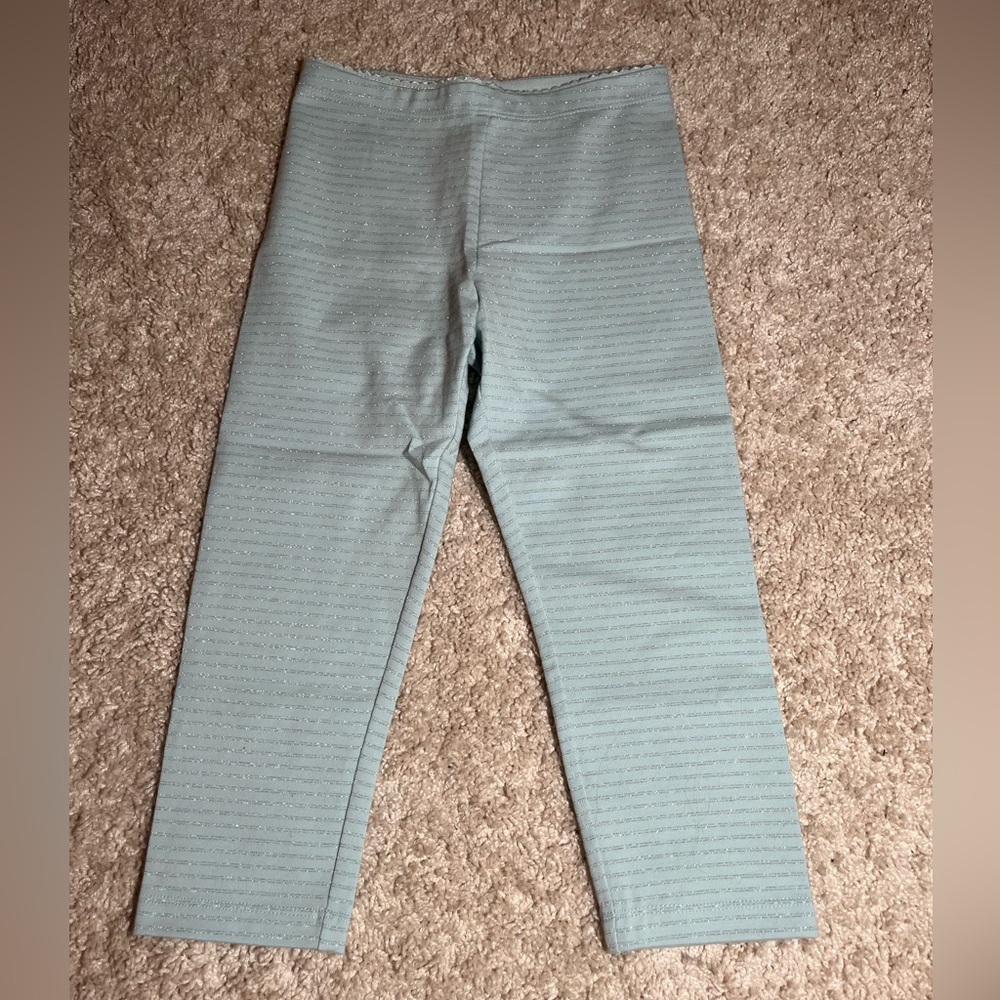 Tea Collection Mint Striped Leggings